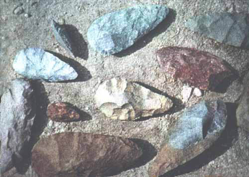 Upper Acheulean Handaxes from Kalambo Falls in Northern Rhodesia.